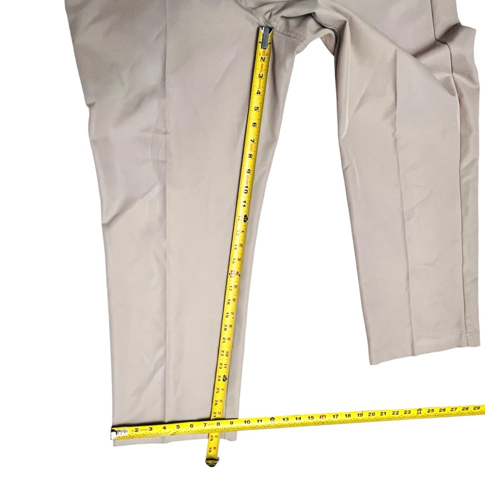 Callaway Mens Golf Pants Beige Flat Front Sz 40x30 - Picture 9 of 12